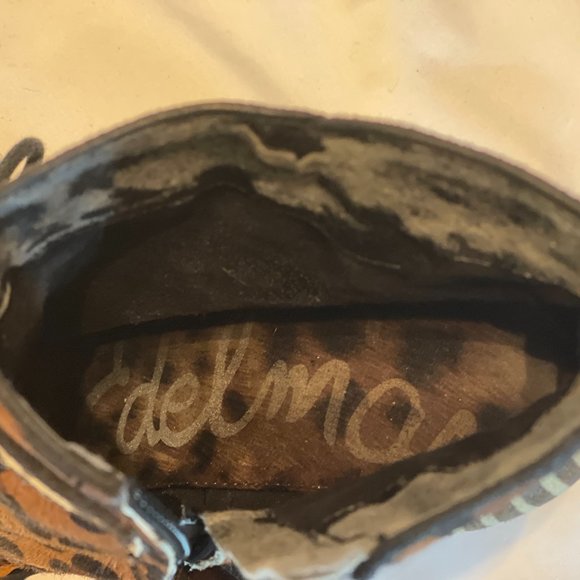 Super Sexy Sam Edelman leopard print booties - Picture 7 of 7